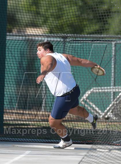 Thumbnail 1 in CIF State Track and Field Championships (Day 2 - Boys Discus) photogallery.