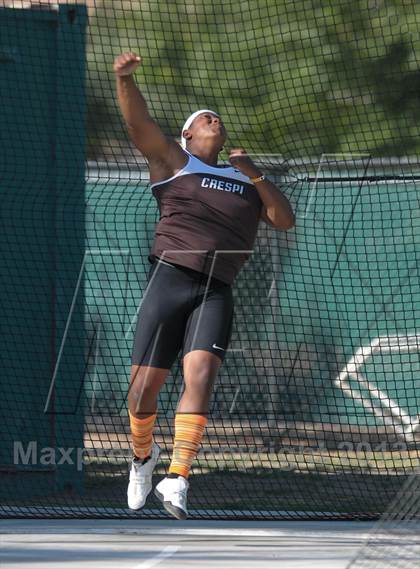 Thumbnail 2 in CIF State Track and Field Championships (Day 2 - Boys Discus) photogallery.