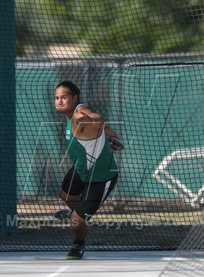 Thumbnail 1 in CIF State Track and Field Championships (Day 2 - Boys Discus) photogallery.