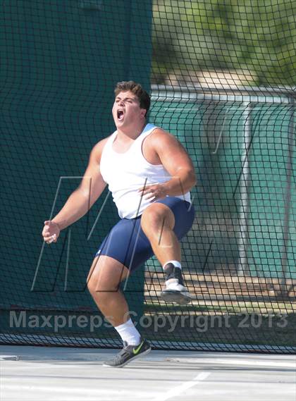Thumbnail 1 in CIF State Track and Field Championships (Day 2 - Boys Discus) photogallery.