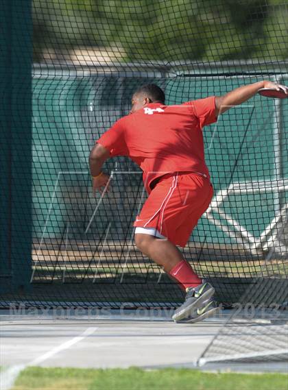 Thumbnail 3 in CIF State Track and Field Championships (Day 2 - Boys Discus) photogallery.