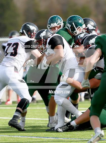 Thumbnail 3 in Conifer vs. Fort Morgan (CHSAA Class 3A Round 1 Playoff) photogallery.