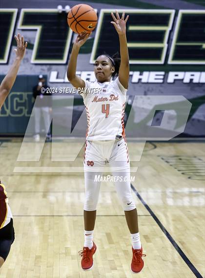 Thumbnail 3 in Mater Dei vs Christ the King (Nike TOC) photogallery.