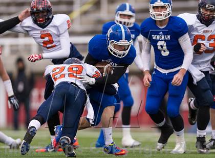 Thumbnail 2 in Brighton vs Bingham (UHSAA 5A Final) photogallery.