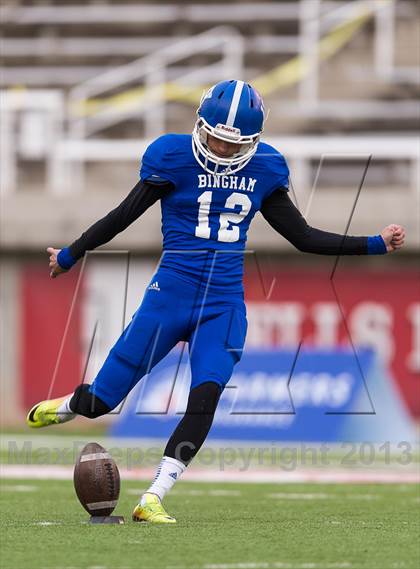 Thumbnail 2 in Brighton vs Bingham (UHSAA 5A Final) photogallery.