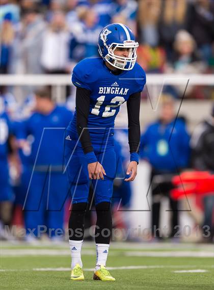 Thumbnail 1 in Brighton vs Bingham (UHSAA 5A Final) photogallery.