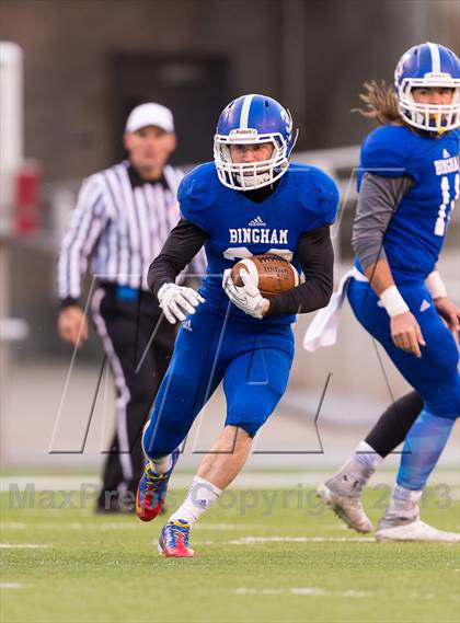 Thumbnail 1 in Brighton vs Bingham (UHSAA 5A Final) photogallery.
