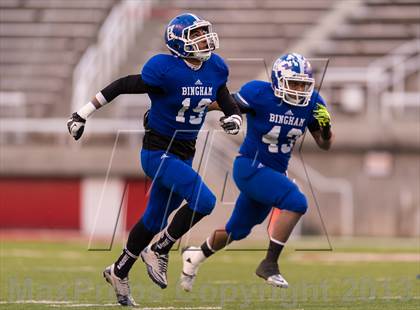 Thumbnail 2 in Brighton vs Bingham (UHSAA 5A Final) photogallery.