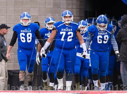 Thumbnail 2 in Brighton vs Bingham (UHSAA 5A Final) photogallery.