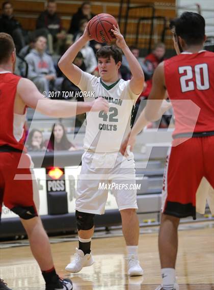 Thumbnail 1 in Morris Hills vs Kinnelon (Ranger Holiday Hoops Tournament) photogallery.