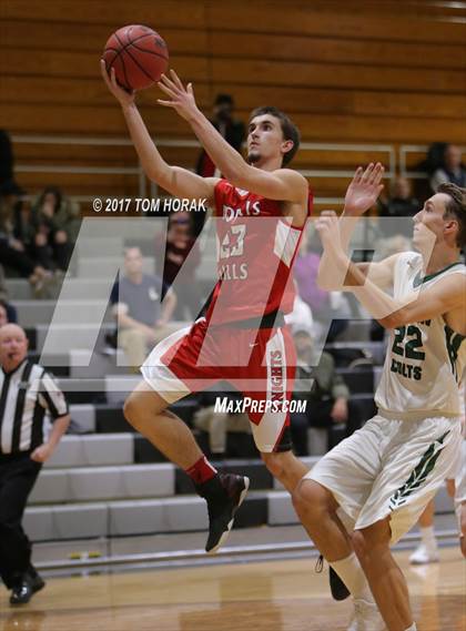 Thumbnail 2 in Morris Hills vs Kinnelon (Ranger Holiday Hoops Tournament) photogallery.