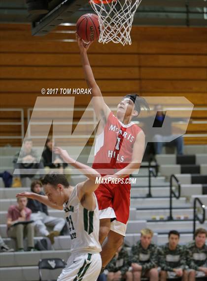 Thumbnail 2 in Morris Hills vs Kinnelon (Ranger Holiday Hoops Tournament) photogallery.
