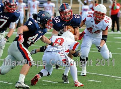 Thumbnail 1 in Riverfield Academy vs. Tri-County Academy (MAIS Class A Championship) photogallery.