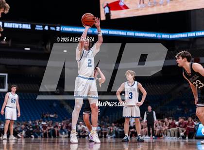 Thumbnail 2 in Lipan vs. Martin's Mill (UIL 2A Basketball Division II Final) photogallery.