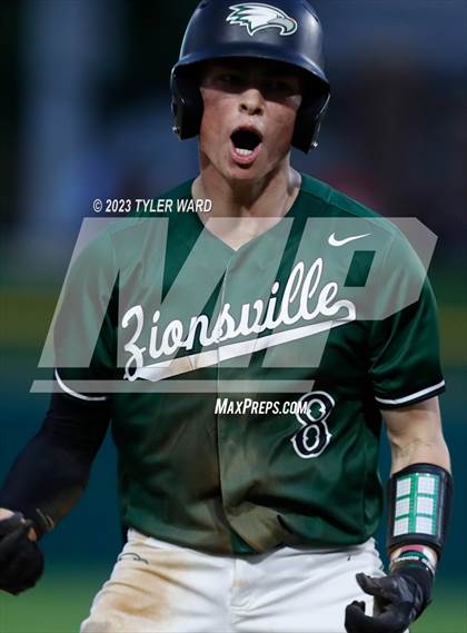 Thumbnail 3 in Zionsville vs. Franklin Community photogallery.