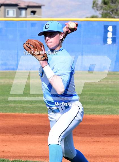 Thumbnail 3 in Centennial vs Faith Lutheran photogallery.