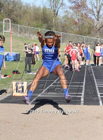 Thumbnail 1 in Ed Bourelle Invitational Track Meet photogallery.