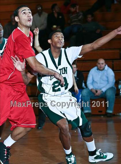 Thumbnail 2 in Cardinal Spellman vs Gorton (Section One Super Saturday) photogallery.