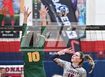 Thumbnail 3 in Liberty vs. Bishop Manogue (Durango Fall Classic) photogallery.