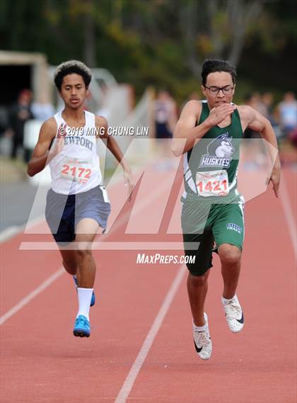 Thumbnail 2 in 40th Irvine/Asics Invitational (100 Meter Dash) photogallery.