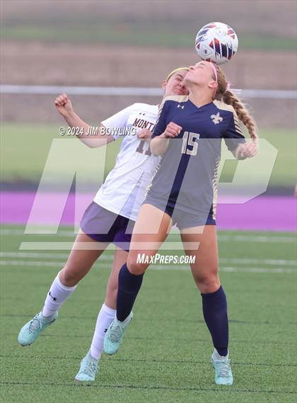 Thumbnail 3 in Bloomington Central Catholic vs. Monticello (IHSA 1A Regional Final) photogallery.
