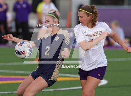 Thumbnail 2 in Bloomington Central Catholic vs. Monticello (IHSA 1A Regional Final) photogallery.