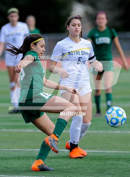Thumbnail 3 in Notre Dame vs. Leigh (CIF CCS D2 Final) photogallery.