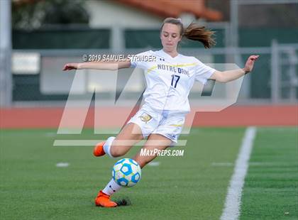 Thumbnail 2 in Notre Dame vs. Leigh (CIF CCS D2 Final) photogallery.