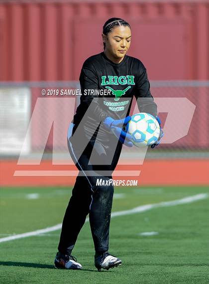 Thumbnail 2 in Notre Dame vs. Leigh (CIF CCS D2 Final) photogallery.