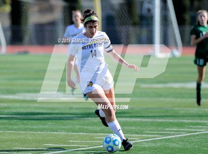 Thumbnail 2 in Notre Dame vs. Leigh (CIF CCS D2 Final) photogallery.