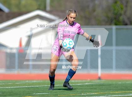 Thumbnail 2 in Notre Dame vs. Leigh (CIF CCS D2 Final) photogallery.