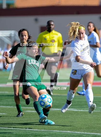 Thumbnail 2 in Notre Dame vs. Leigh (CIF CCS D2 Final) photogallery.