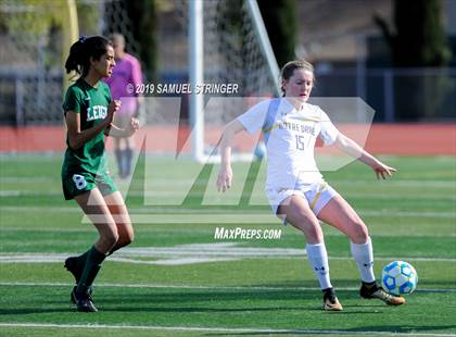 Thumbnail 2 in Notre Dame vs. Leigh (CIF CCS D2 Final) photogallery.