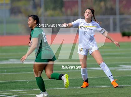 Thumbnail 1 in Notre Dame vs. Leigh (CIF CCS D2 Final) photogallery.