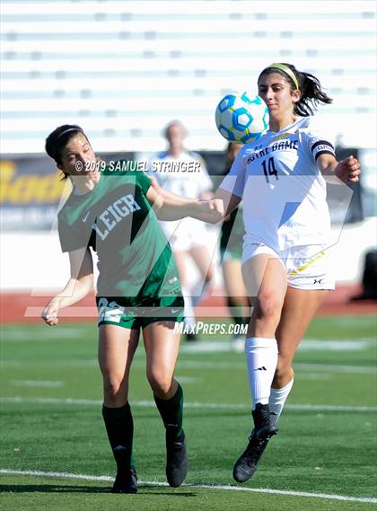Thumbnail 3 in Notre Dame vs. Leigh (CIF CCS D2 Final) photogallery.