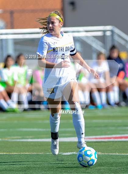 Thumbnail 1 in Notre Dame vs. Leigh (CIF CCS D2 Final) photogallery.