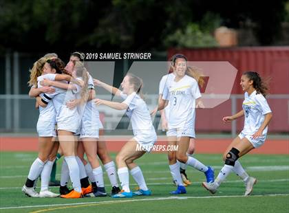 Thumbnail 2 in Notre Dame vs. Leigh (CIF CCS D2 Final) photogallery.