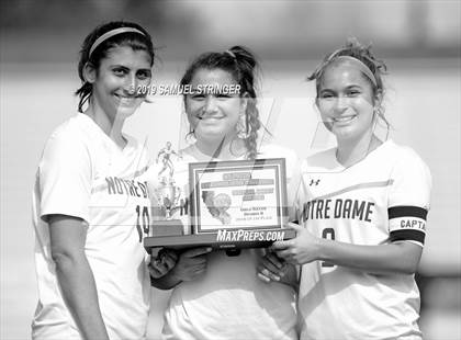 Thumbnail 2 in Notre Dame vs. Leigh (CIF CCS D2 Final) photogallery.