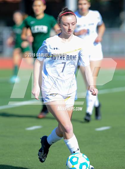 Thumbnail 2 in Notre Dame vs. Leigh (CIF CCS D2 Final) photogallery.