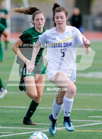 Thumbnail 2 in Notre Dame vs. Leigh (CIF CCS D2 Final) photogallery.