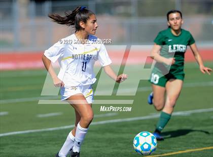 Thumbnail 3 in Notre Dame vs. Leigh (CIF CCS D2 Final) photogallery.
