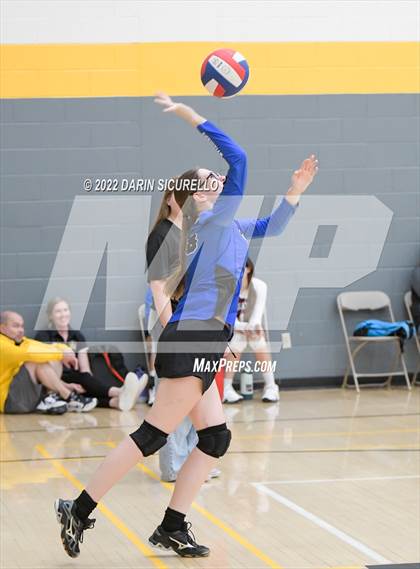 Thumbnail 2 in North vs Desert Christian (Epic Tourneys Volleyball Invite) photogallery.