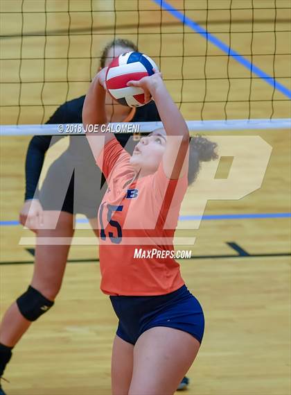 Thumbnail 2 in Brandeis vs Brennan (NEISD Volleyball Tournament) photogallery.