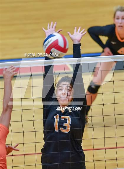 Thumbnail 2 in Brandeis vs Brennan (NEISD Volleyball Tournament) photogallery.