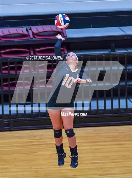 Thumbnail 1 in Brandeis vs Brennan (NEISD Volleyball Tournament) photogallery.