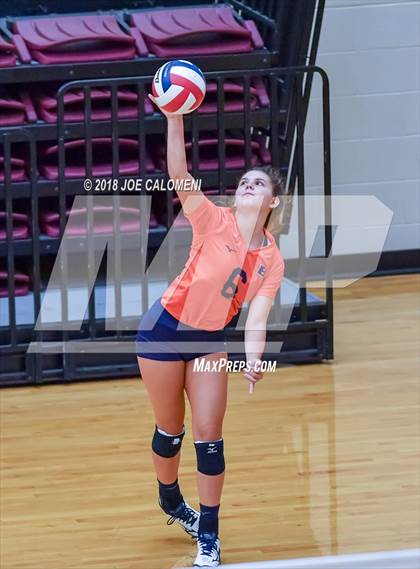 Thumbnail 2 in Brandeis vs Brennan (NEISD Volleyball Tournament) photogallery.