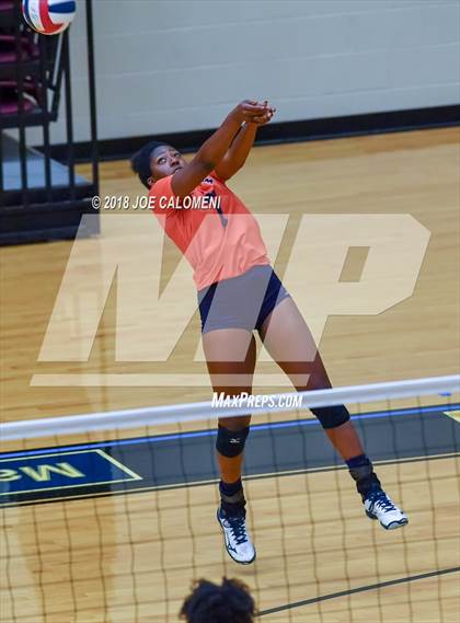 Thumbnail 2 in Brandeis vs Brennan (NEISD Volleyball Tournament) photogallery.