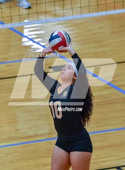 Thumbnail 2 in Brandeis vs Brennan (NEISD Volleyball Tournament) photogallery.