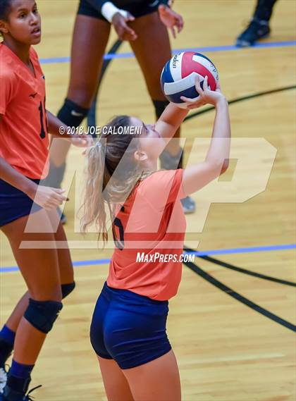 Thumbnail 2 in Brandeis vs Brennan (NEISD Volleyball Tournament) photogallery.