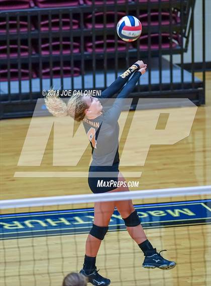 Thumbnail 3 in Brandeis vs Brennan (NEISD Volleyball Tournament) photogallery.